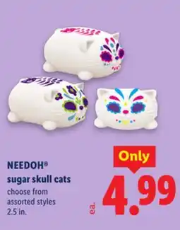 Lidl NEEDOH sugar skull cats offer