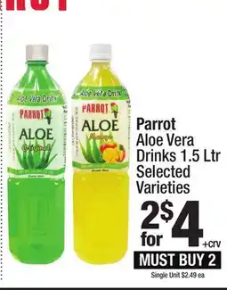 Super King Markets Parrot Aloe Vera Drinks 1.5 Ltr offer