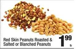 Super King Markets Red Skin Peanuts Roasted & Salted or Blanched Peanuts offer