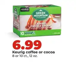 Hy-Vee Keurig coffee or cocoa offer