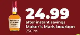 Hy-Vee Maker's Mark bourbon offer