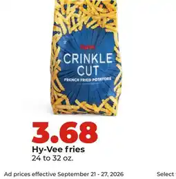 Hy-Vee Hy-Vee fries offer