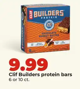Hy-Vee Clif Builders protein bars offer