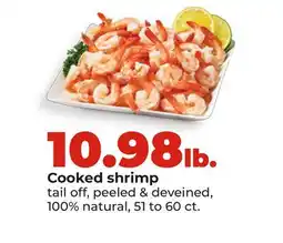 Hy-Vee Cooked shrimp offer