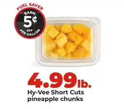 Hy-Vee Hy-Vee Short Cuts pineapple chunks offer