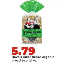 Hy-Vee Dave's Killer Bread organic bread offer