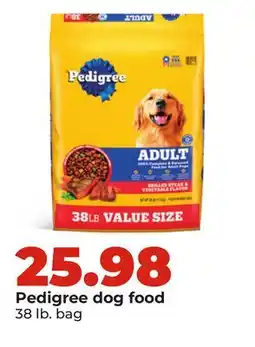 Hy-Vee Pedigree dog food offer