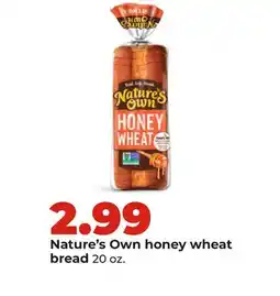 Hy-Vee Nature's Own honey wheat bread offer