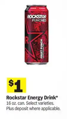 Meijer Rockstar Energy Drink offer