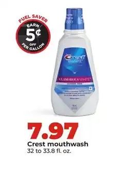 Hy-Vee Crest mouthwash offer