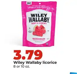Hy-Vee Wiley Wallaby licorice offer