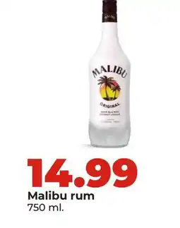 Hy-Vee Malibu rum offer