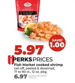 Hy-Vee Fish Market cooked shrimp offer
