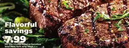Hy-Vee Hy-Vee Choice Reserve boneless beef New York strip steak offer