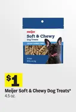 Meijer Meijer Soft & Chewy Dog Treats offer