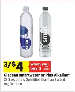 Meijer Glaceau smartwater or Plus Alkaline offer