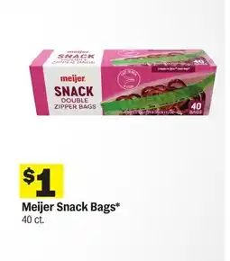 Meijer Meijer Snack Bags offer