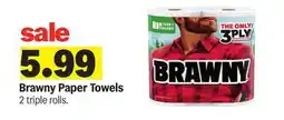 Meijer Brawny Paper Towels offer