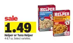 Meijer Helper or Tuna Helper offer