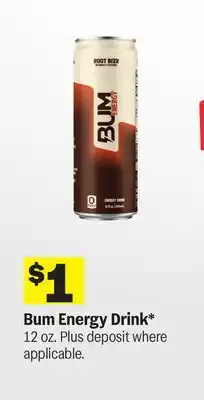 Meijer Bum Energy Drink offer