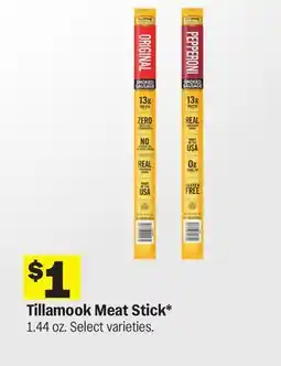 Meijer Tillamook Meat Stick offer