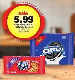 Meijer Chips Ahoy! or Oreo Party Size Cookies offer