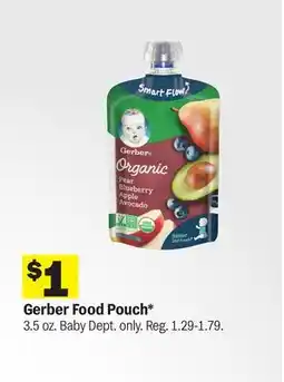 Meijer Gerber Food Pouch offer