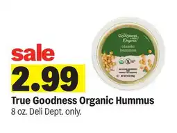 Meijer True Goodness Organic Hummus offer