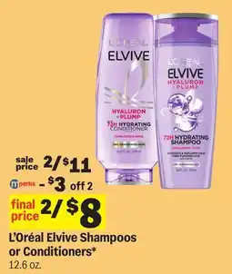 Meijer L'OrΓ©al Elvive Shampoos or Conditioners offer