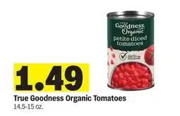 Meijer True Goodness Organic Tomatoes offer