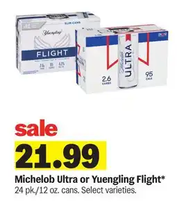 Meijer Michelob Ultra or Yuengling Flight offer