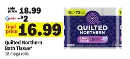 Meijer Quilted Northern Bath Tissue offer