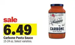 Meijer Carbone Pasta Sauce offer