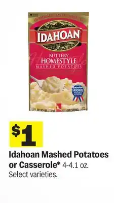 Meijer Idahoan Mashed Potatoes or Casserole offer