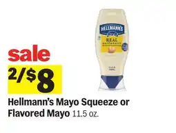 Meijer Hellmann's Mayo Squeeze or Flavored Mayo offer