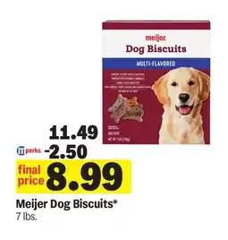 Meijer Meijer Dog Biscuits offer