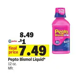 Meijer Pepto Bismol Liquid offer