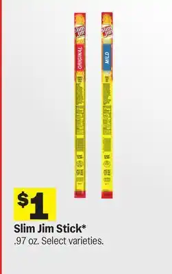 Meijer Slim Jim Stick offer