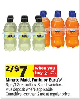 Meijer Minute Maid, Fanta or Barq's offer