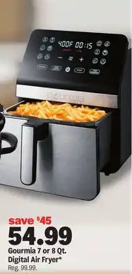 Meijer Gourmia 7 or 8 Qt. Digital Air Fryer offer