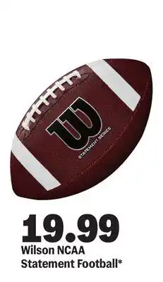 Meijer Wilson NCAA Statement Football offer