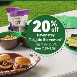 Meijer Havenstay Tailgate Serveware offer