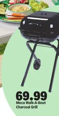 Meijer Meco Walk-A-Bout Charcoal Grill offer