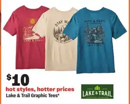 Meijer Lake & Trail Graphic Tees offer