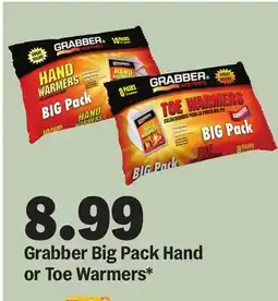 Meijer Grabber Big Pack Hand or Toe Warmers offer
