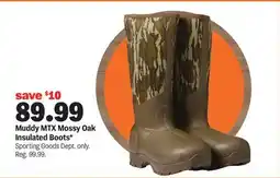 Meijer Muddy MTX Mossy Oak Insulated Boots offer