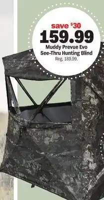 Meijer Muddy Prevue Evo See-Thru Hunting Blind offer