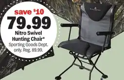 Meijer Nitro Swivel Hunting Chair offer