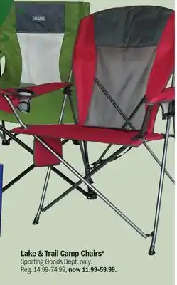 Meijer Lake & Trail Camp Chairs offer