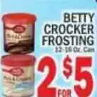 C Town Betty Crocker frosting offer